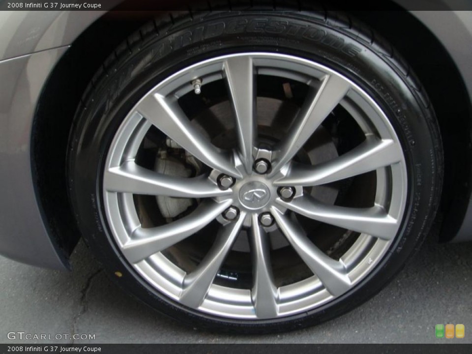 2008 Infiniti G 37 Journey Coupe Wheel and Tire Photo #48262107