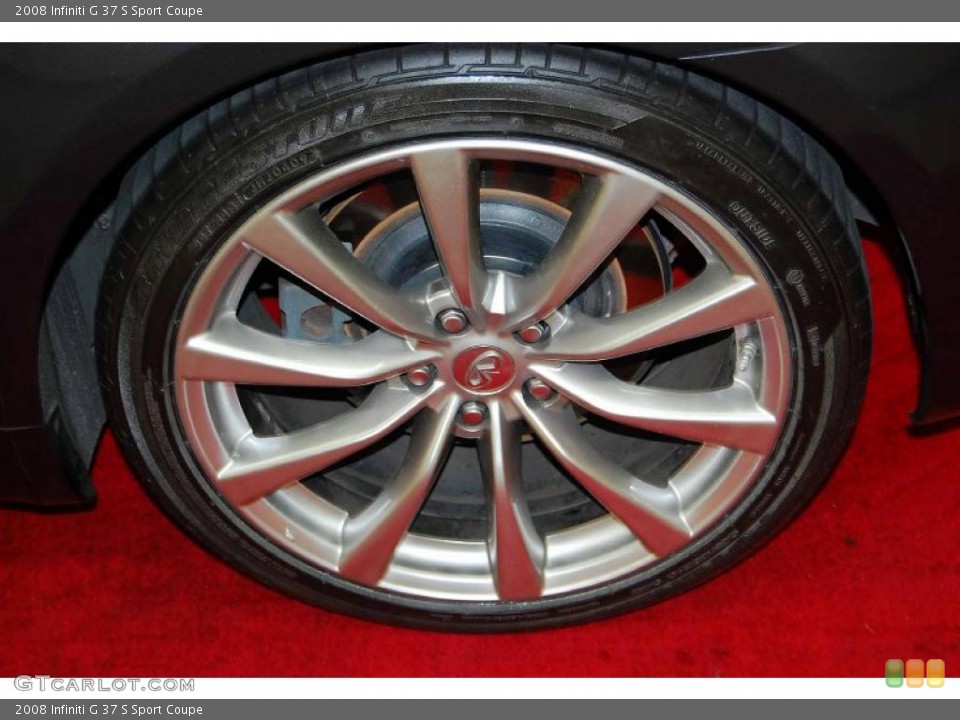 2008 Infiniti G 37 S Sport Coupe Wheel and Tire Photo #48269359