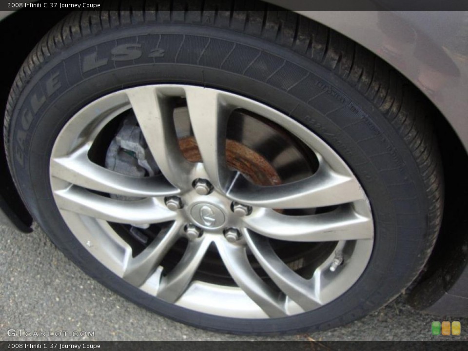 2008 Infiniti G 37 Journey Coupe Wheel and Tire Photo #48272023