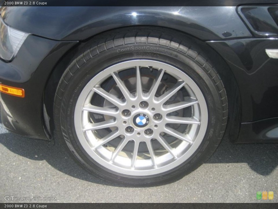 2000 BMW Z3 2.8 Coupe Wheel and Tire Photo #48272647