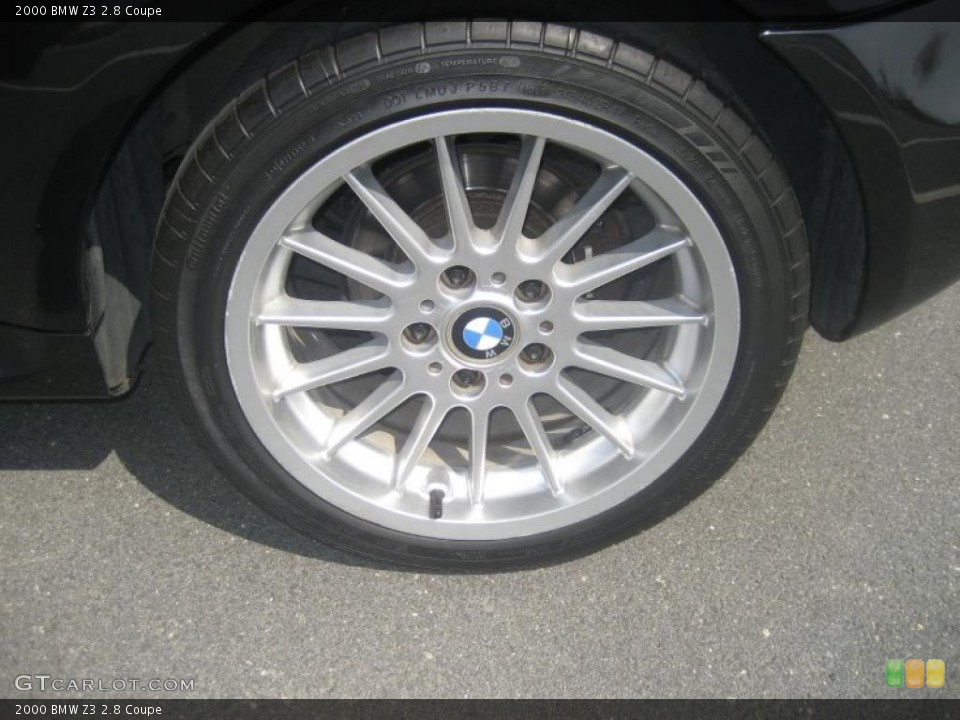2000 BMW Z3 2.8 Coupe Wheel and Tire Photo #48272665
