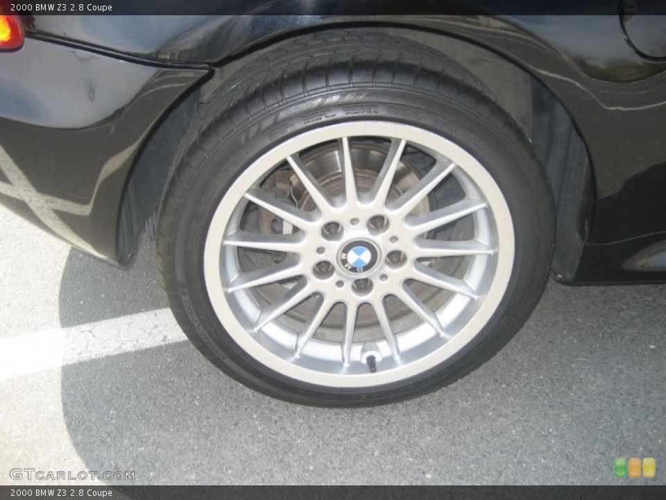 2000 BMW Z3 2.8 Coupe Wheel and Tire Photo #48272680