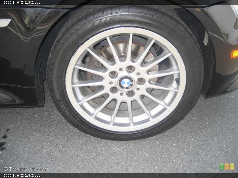 2000 BMW Z3 2.8 Coupe Wheel and Tire Photo #48272695