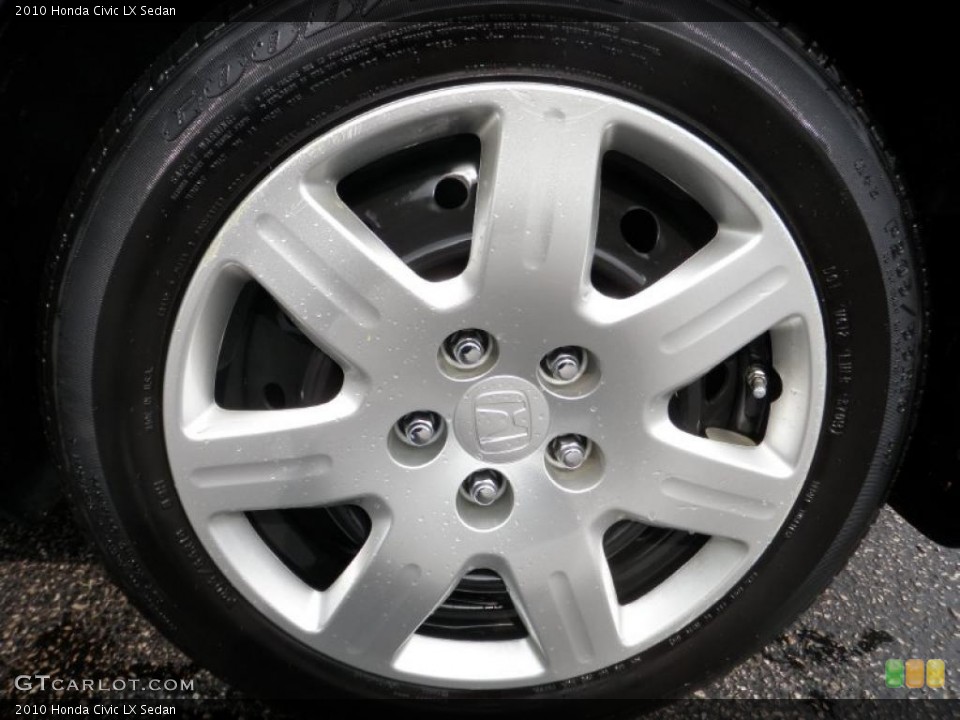 2010 Honda Civic LX Sedan Wheel and Tire Photo #48276100