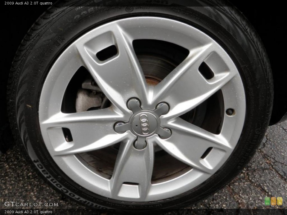2009 Audi A3 2.0T quattro Wheel and Tire Photo #48276439