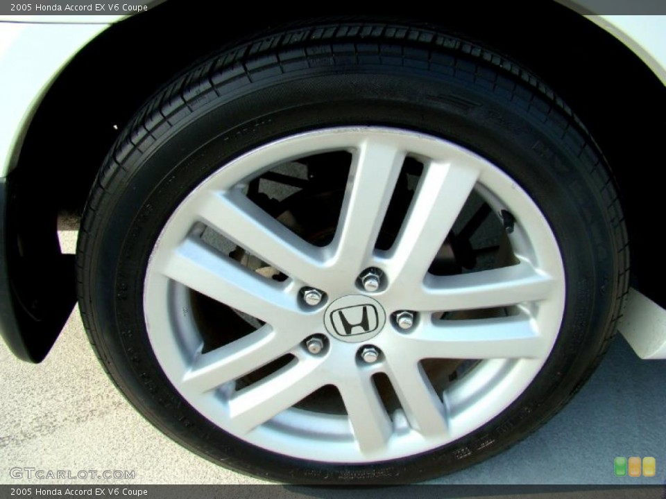 2005 Honda Accord EX V6 Coupe Wheel and Tire Photo #48276538