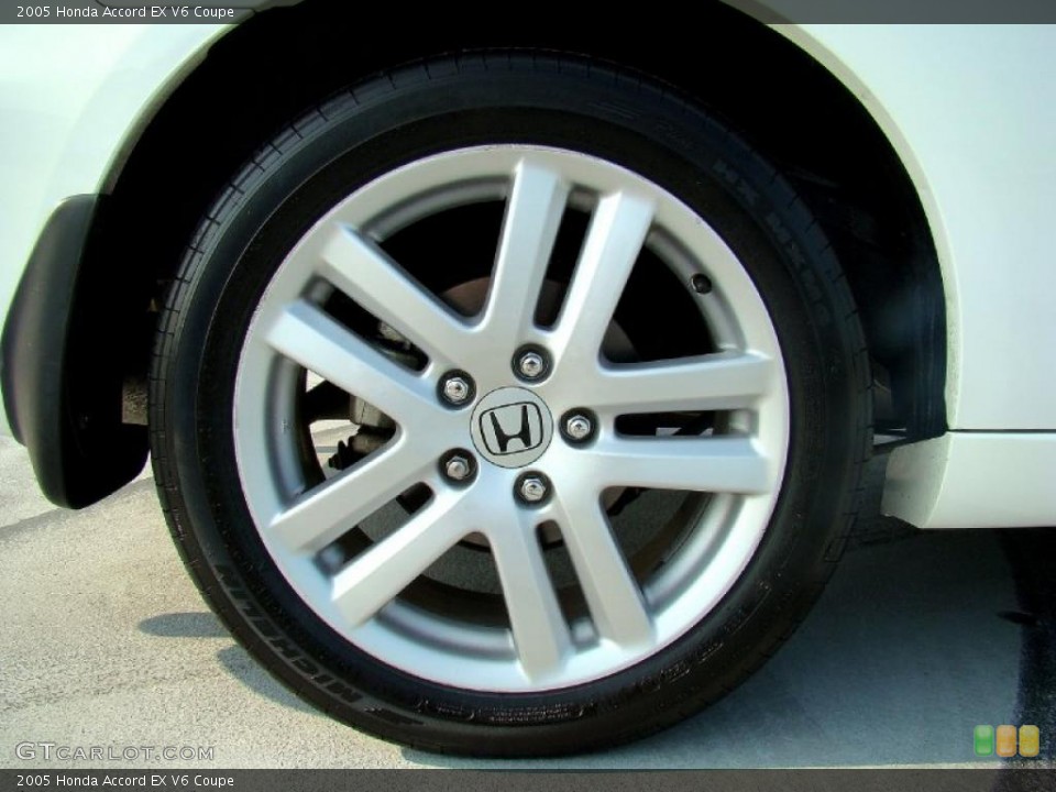 2005 Honda Accord EX V6 Coupe Wheel and Tire Photo #48276553