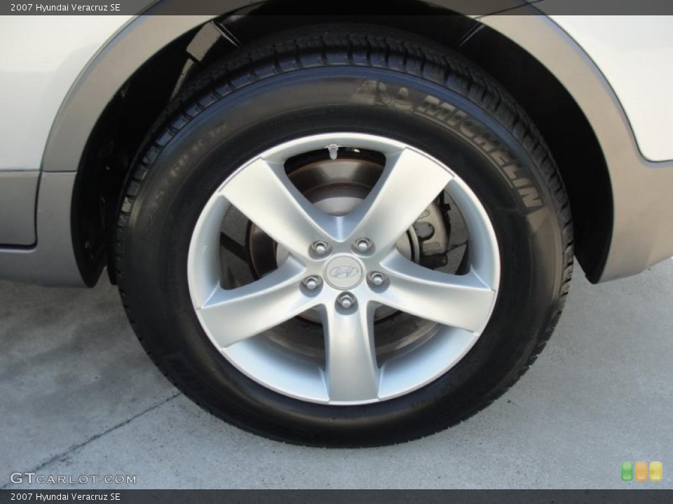 2007 Hyundai Veracruz SE Wheel and Tire Photo #48286048