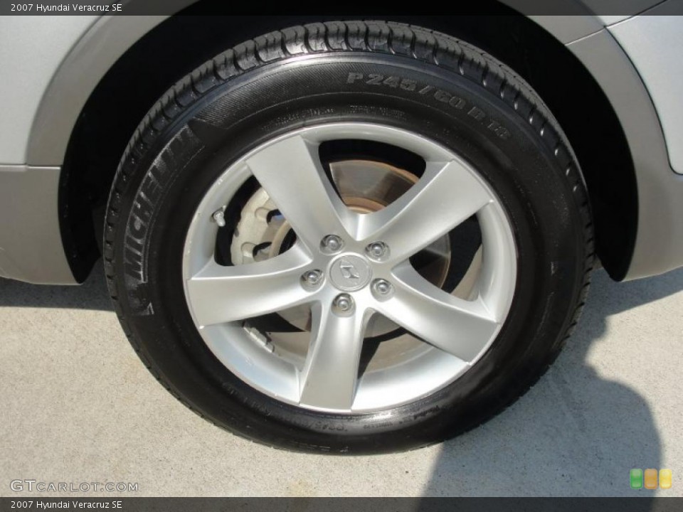 2007 Hyundai Veracruz SE Wheel and Tire Photo #48286072