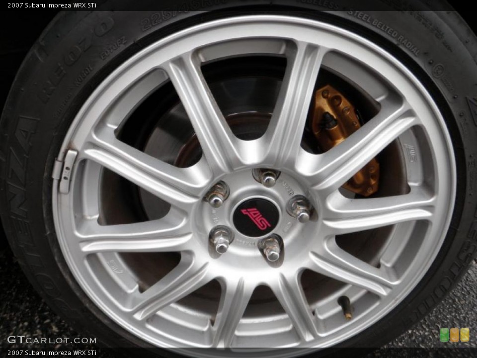 2007 Subaru Impreza WRX STi Wheel and Tire Photo #48286288