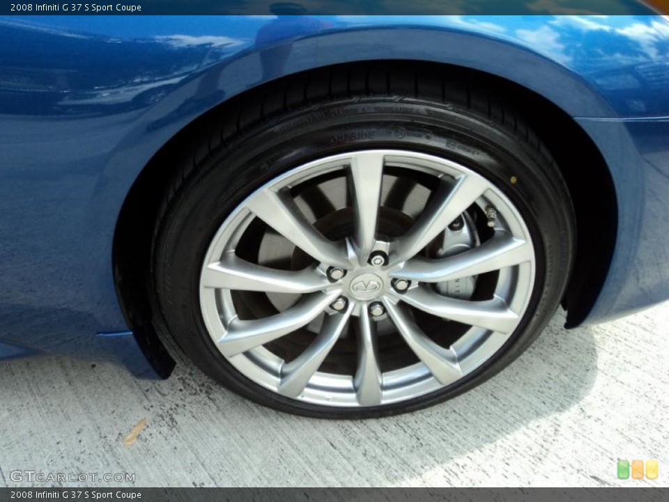 2008 Infiniti G 37 S Sport Coupe Wheel and Tire Photo #48287518