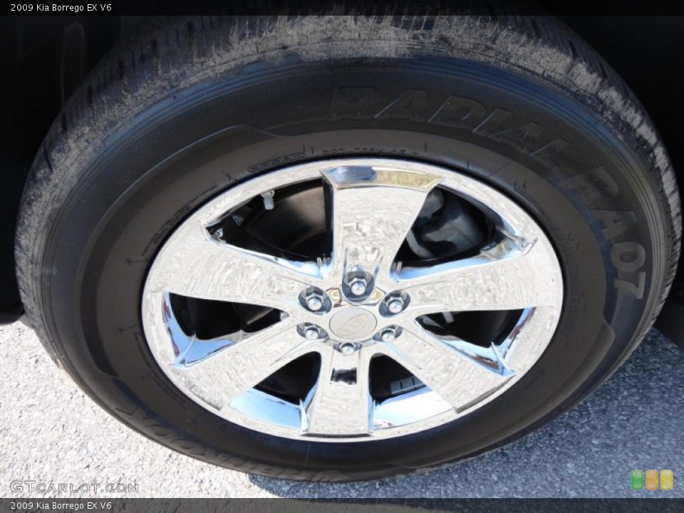 2009 Kia Borrego EX V6 Wheel and Tire Photo #48293662