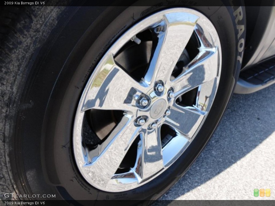 2009 Kia Borrego EX V6 Wheel and Tire Photo #48293665