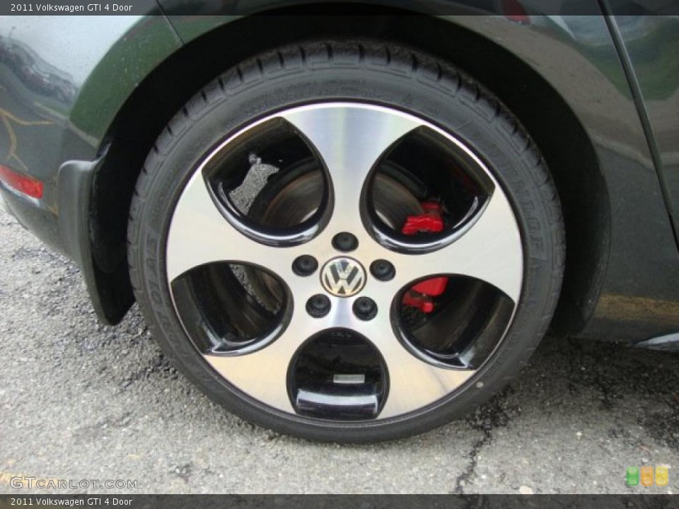 2011 Volkswagen GTI 4 Door Wheel and Tire Photo #48297559