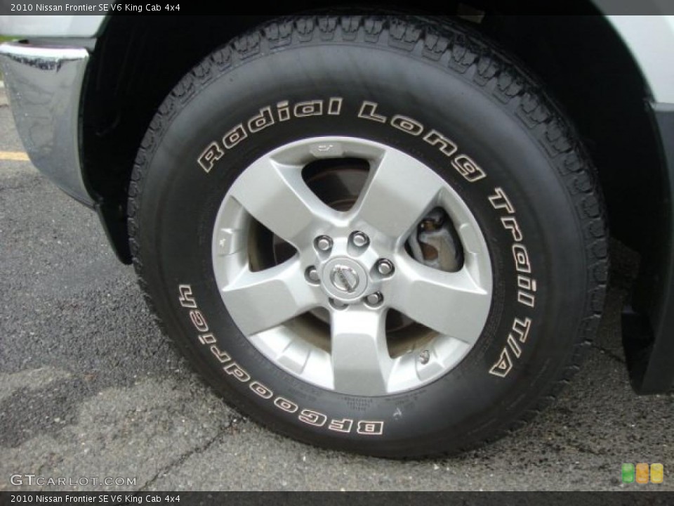 2010 Nissan Frontier SE V6 King Cab 4x4 Wheel and Tire Photo #48297949