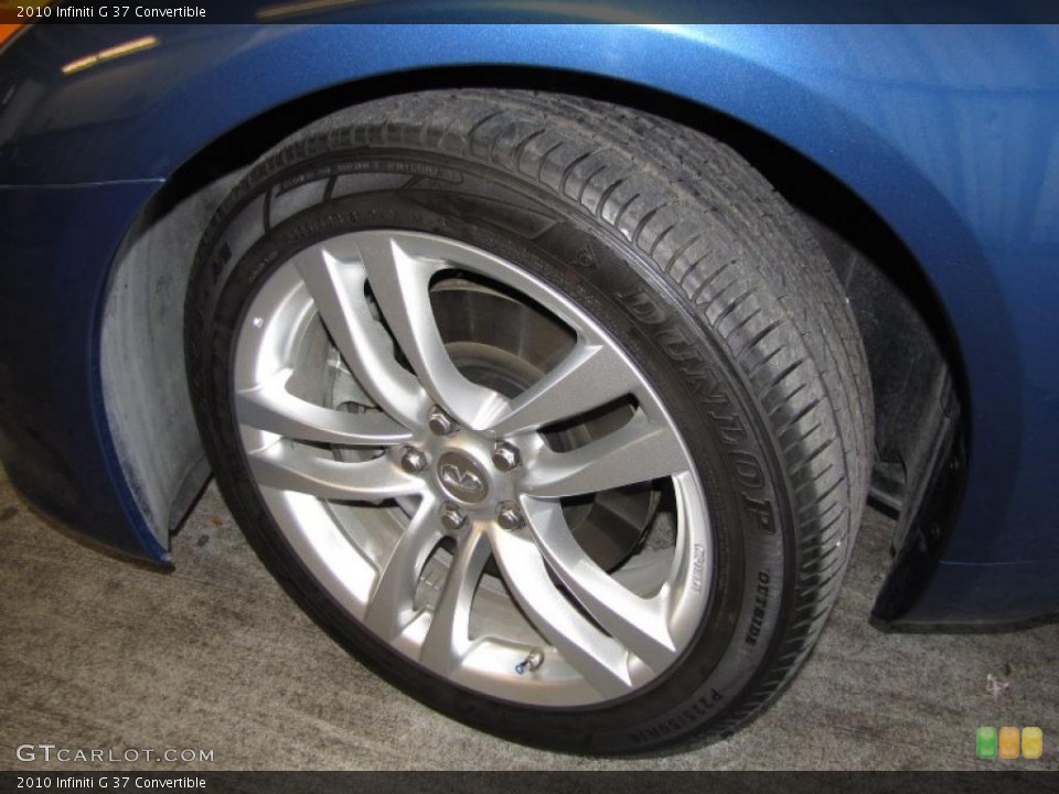 2010 Infiniti G 37 Convertible Wheel and Tire Photo #48300715