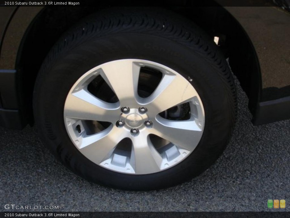 2010 Subaru Outback 3.6R Limited Wagon Wheel and Tire Photo #48304978