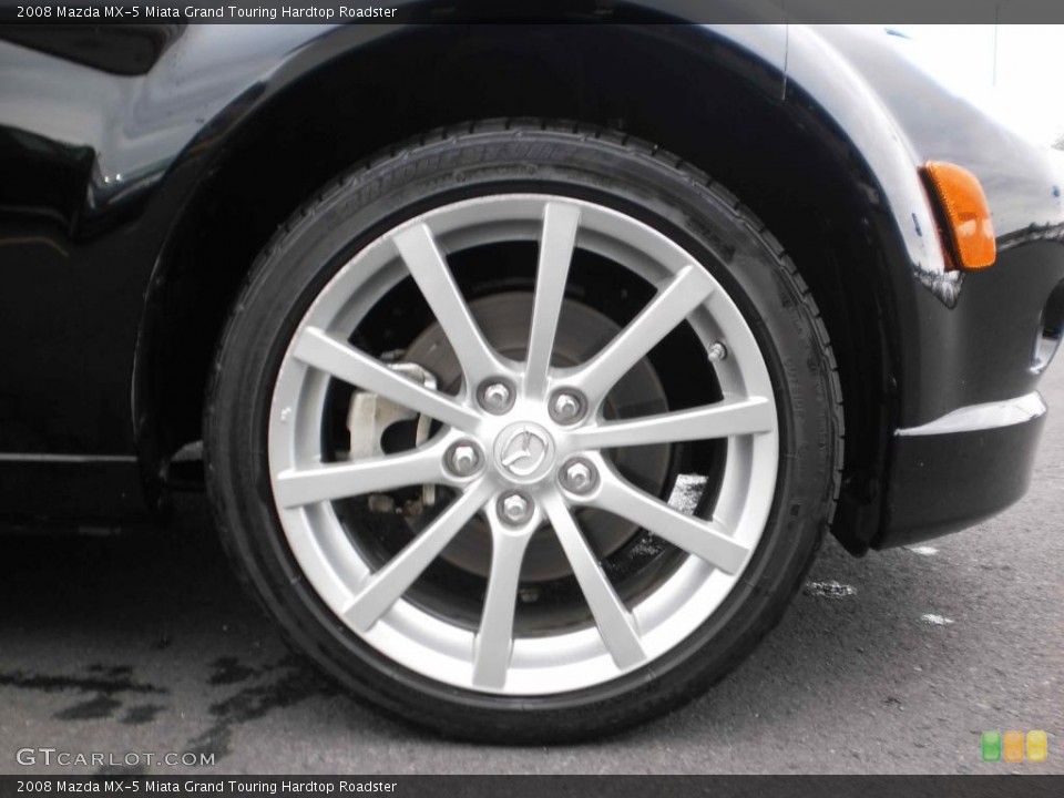 2008 Mazda MX-5 Miata Grand Touring Hardtop Roadster Wheel and Tire Photo #48308362