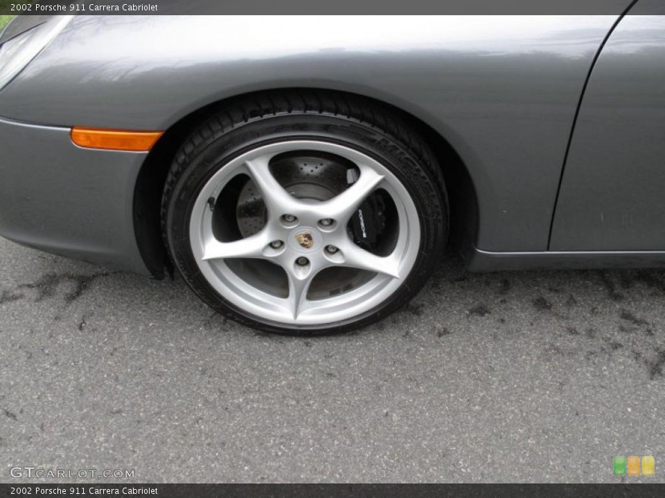 2002 Porsche 911 Carrera Cabriolet Wheel and Tire Photo #48312928