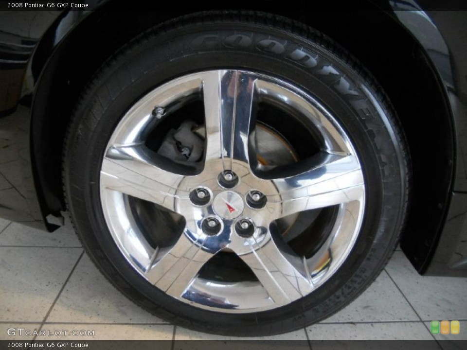 2008 Pontiac G6 GXP Coupe Wheel and Tire Photo #48314923