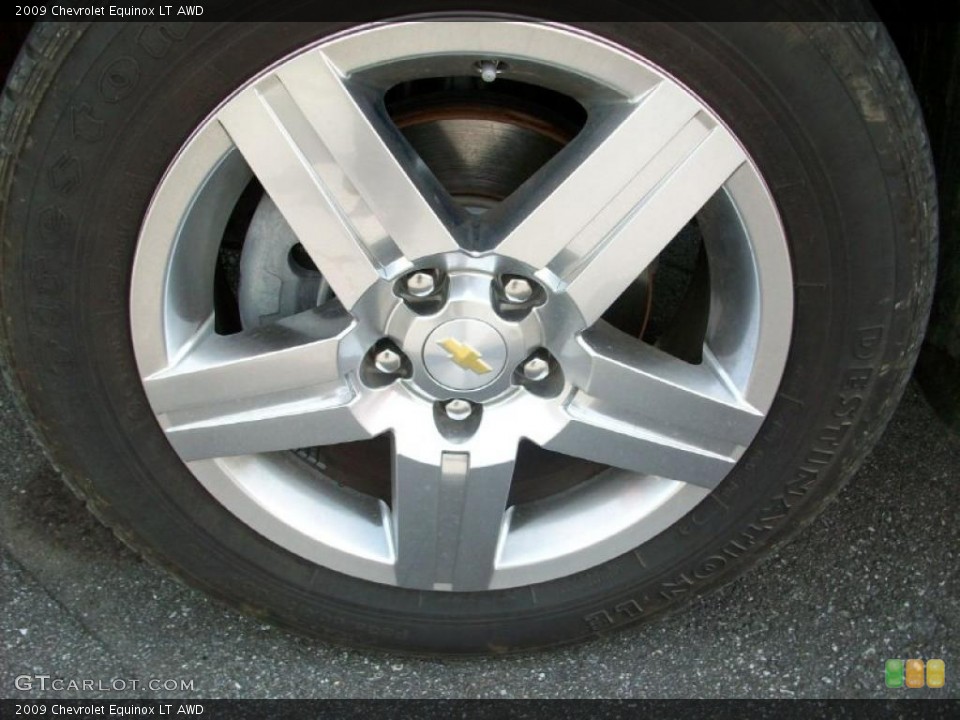2009 Chevrolet Equinox LT AWD Wheel and Tire Photo #48329374