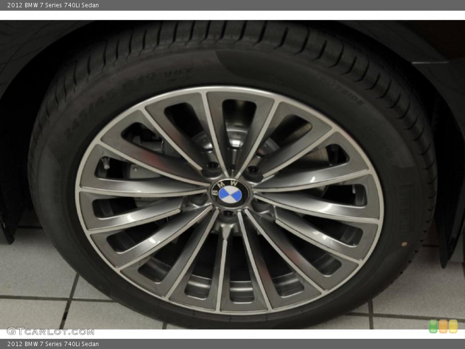 2012 BMW 7 Series 740Li Sedan Wheel and Tire Photo #48330478