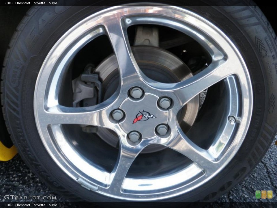 2002 Chevrolet Corvette Coupe Wheel and Tire Photo #48330541