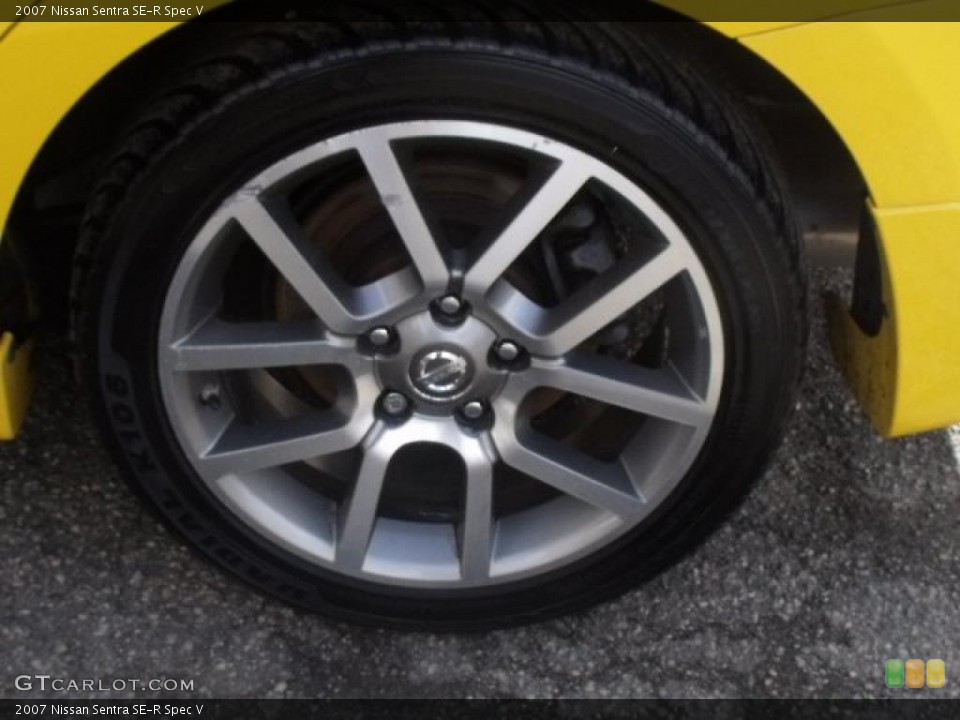 2007 Nissan Sentra SE-R Spec V Wheel and Tire Photo #48332428
