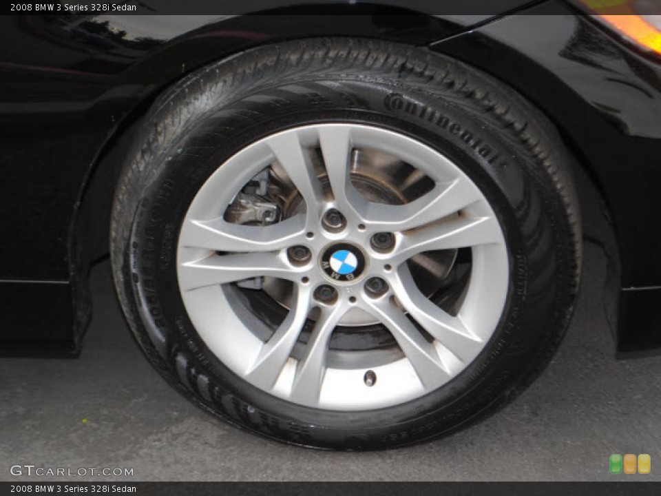 2008 BMW 3 Series 328i Sedan Wheel and Tire Photo #48332464