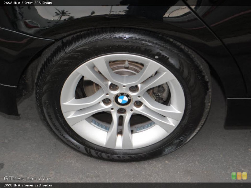 2008 BMW 3 Series 328i Sedan Wheel and Tire Photo #48332533
