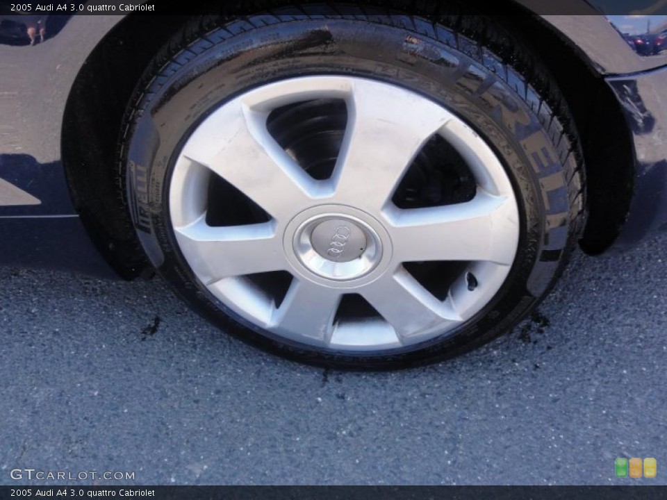 2005 Audi A4 3.0 quattro Cabriolet Wheel and Tire Photo #48333373