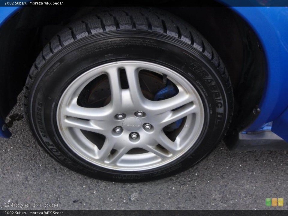 2002 Subaru Impreza WRX Sedan Wheel and Tire Photo #48333796