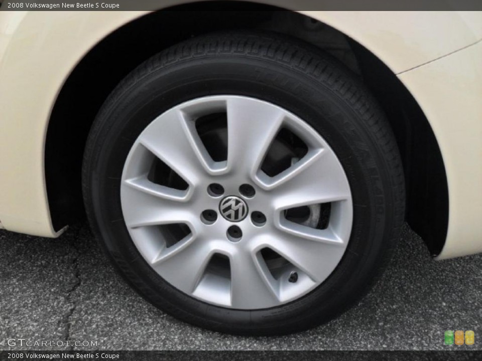 2008 Volkswagen New Beetle S Coupe Wheel and Tire Photo #48338740