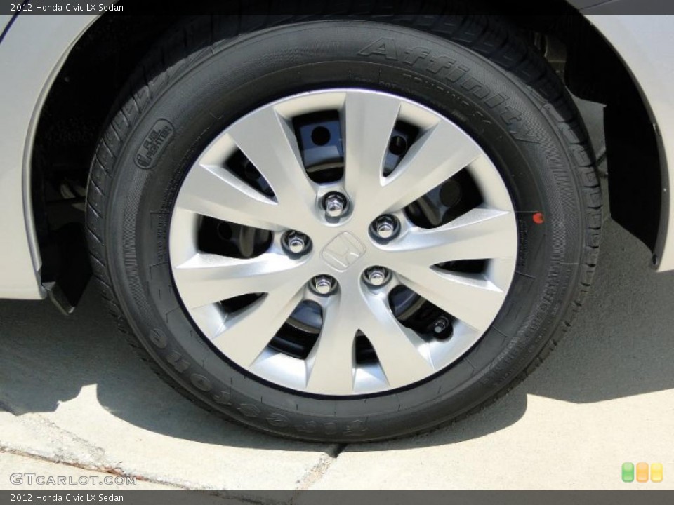 2012 Honda Civic LX Sedan Wheel and Tire Photo #48340438