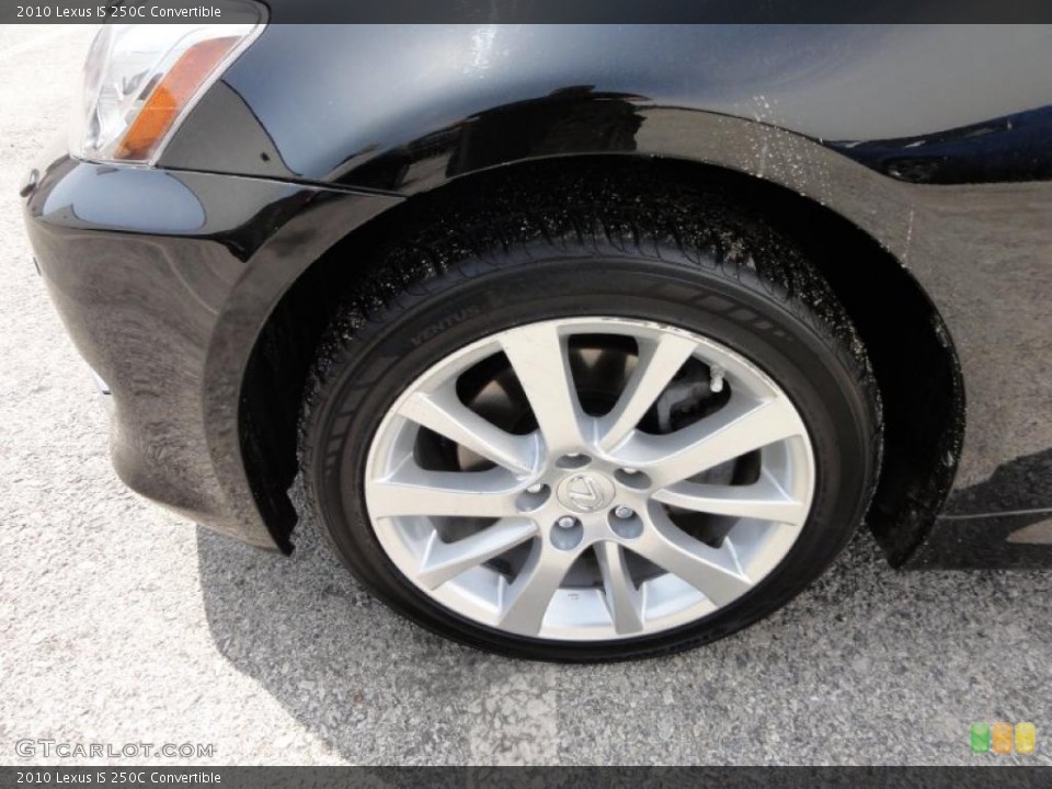 2010 Lexus IS 250C Convertible Wheel and Tire Photo #48344011