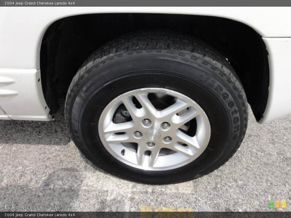 2004 Jeep Grand Cherokee Laredo 4x4 Wheel and Tire Photo #48344854