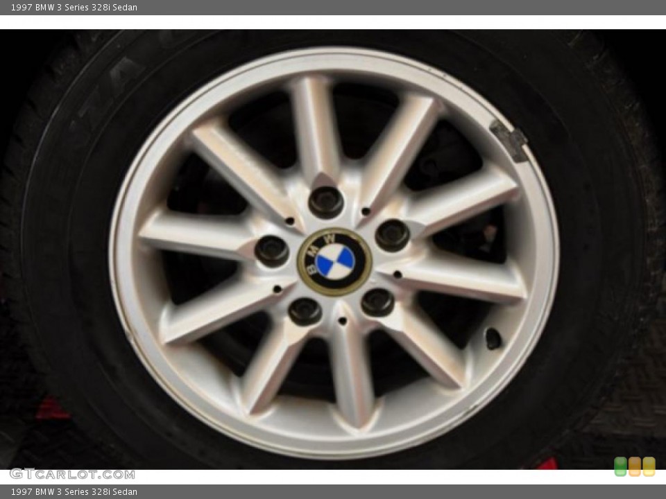 1997 BMW 3 Series 328i Sedan Wheel and Tire Photo #48348625