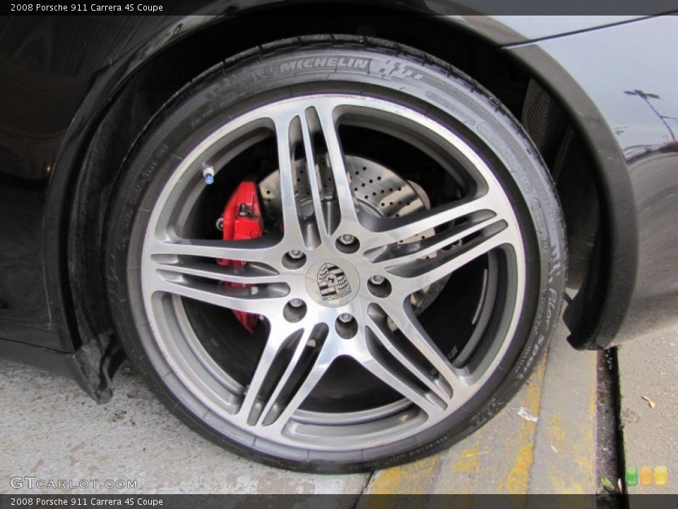 2008 Porsche 911 Carrera 4S Coupe Wheel and Tire Photo #48349114