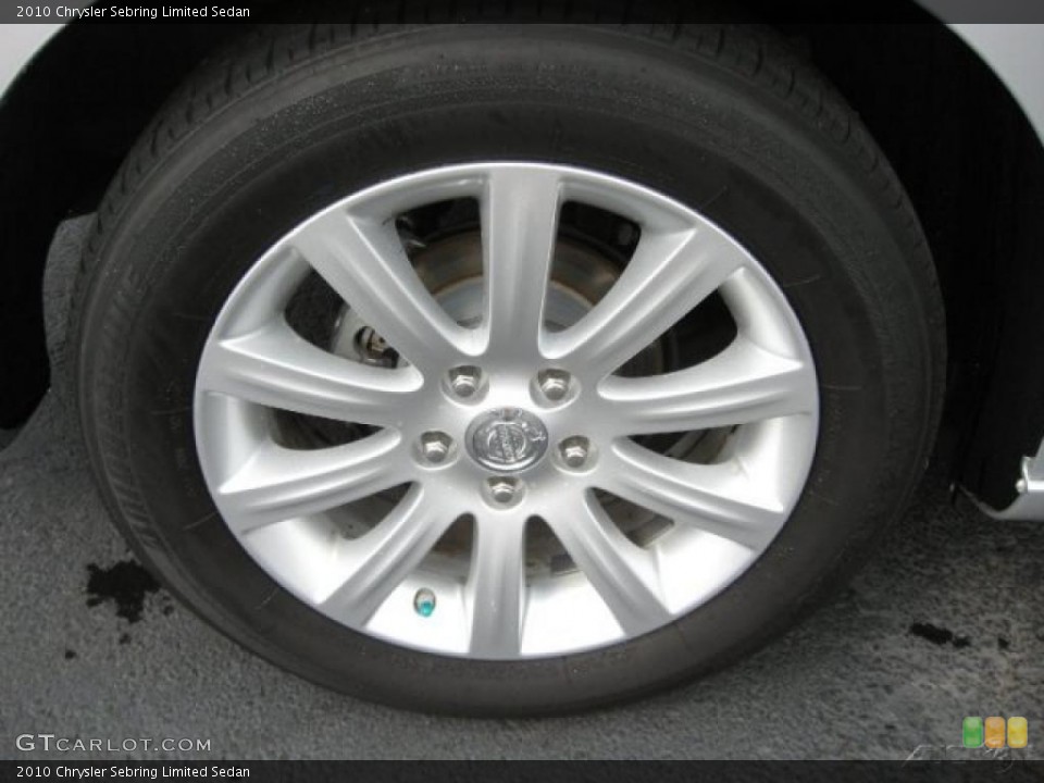 2010 Chrysler Sebring Limited Sedan Wheel and Tire Photo #48354631