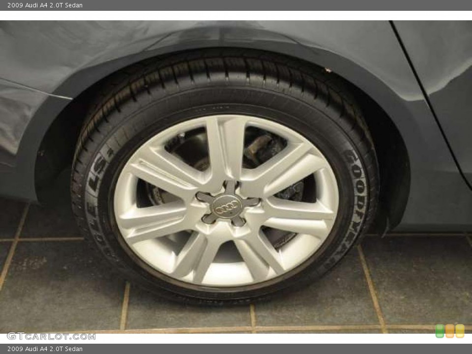 2009 Audi A4 2.0T Sedan Wheel and Tire Photo #48354838