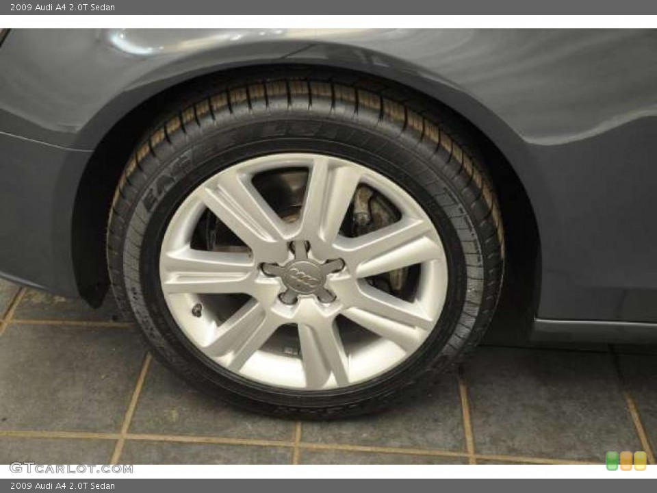 2009 Audi A4 2.0T Sedan Wheel and Tire Photo #48354871