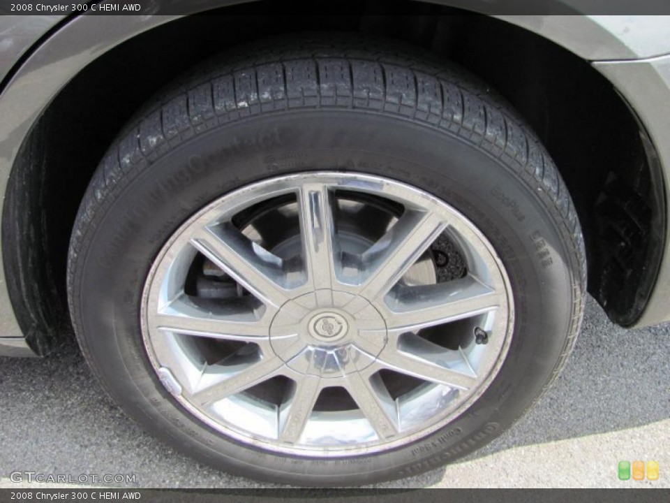 2008 Chrysler 300 C HEMI AWD Wheel and Tire Photo #48357211