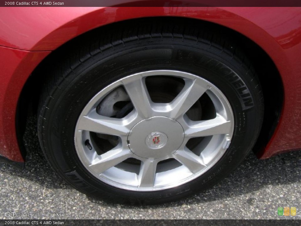 2008 Cadillac CTS 4 AWD Sedan Wheel and Tire Photo #48366388