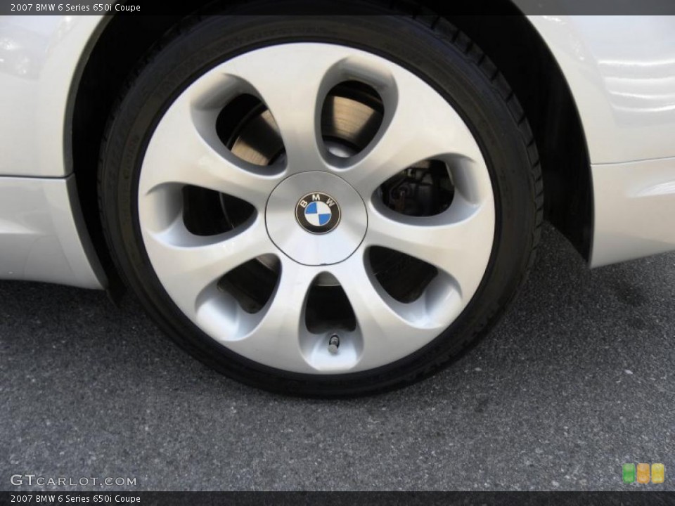 2007 BMW 6 Series 650i Coupe Wheel and Tire Photo #48369108