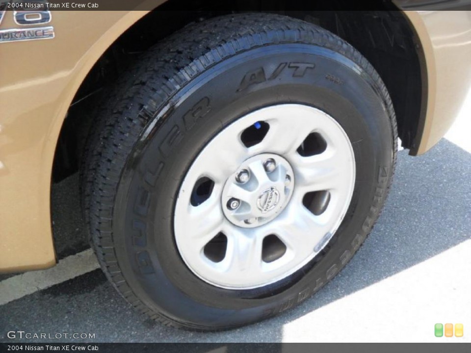 2004 Nissan Titan XE Crew Cab Wheel and Tire Photo #48371014