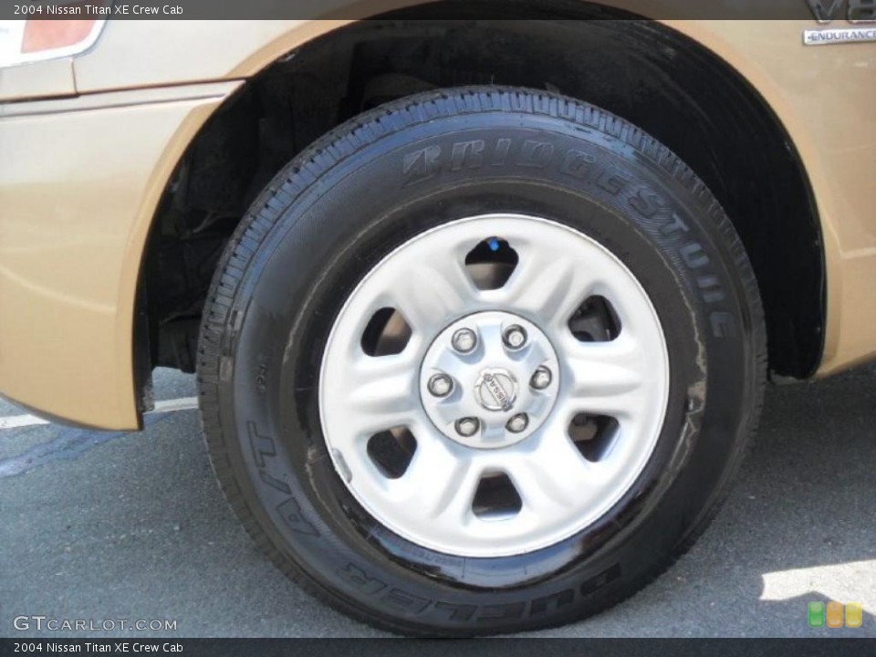 2004 Nissan Titan XE Crew Cab Wheel and Tire Photo #48371086