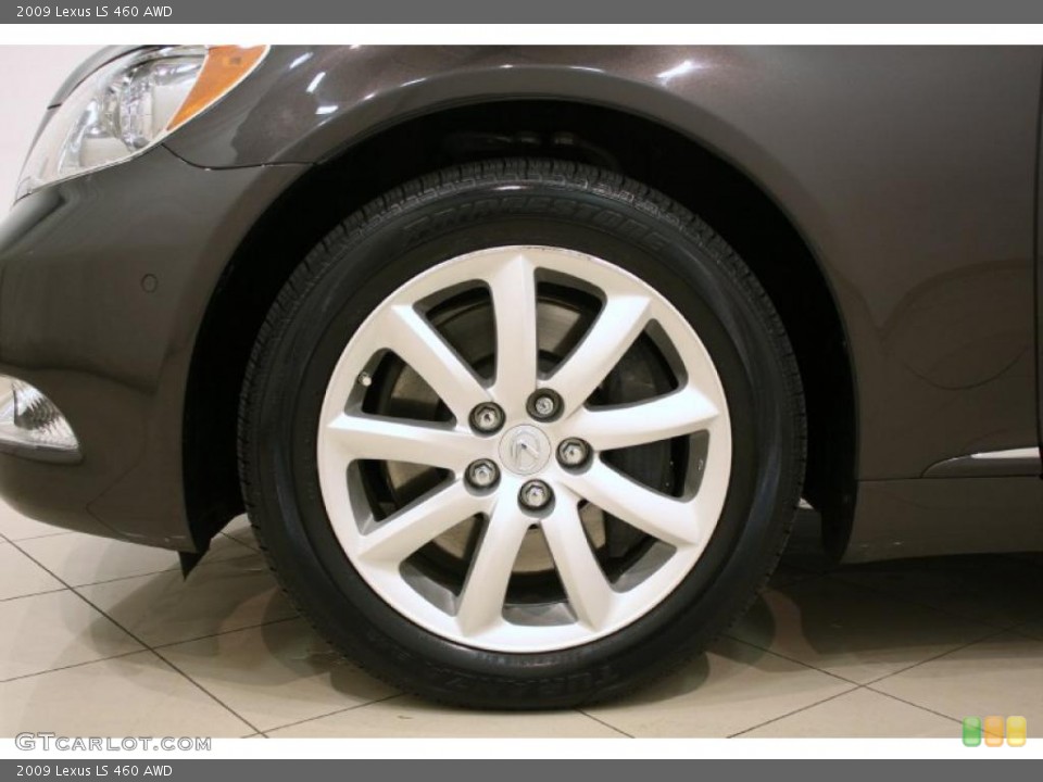 2009 Lexus LS 460 AWD Wheel and Tire Photo #48374294