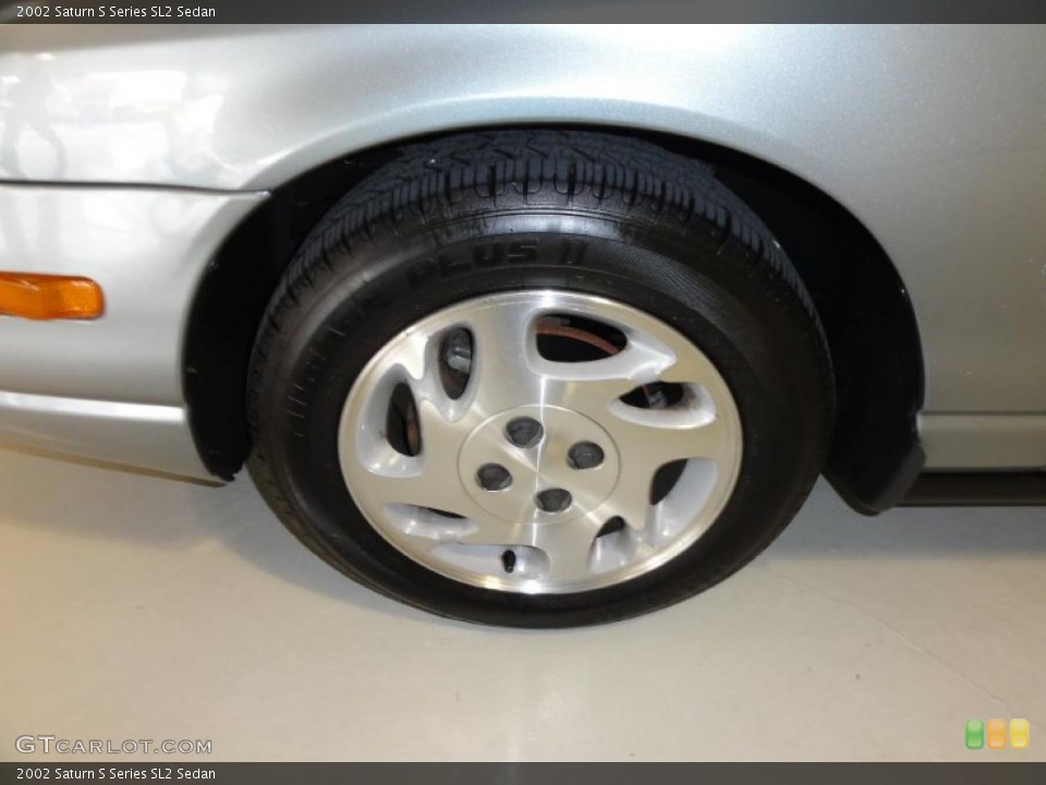 2002 Saturn S Series SL2 Sedan Wheel and Tire Photo #48375296