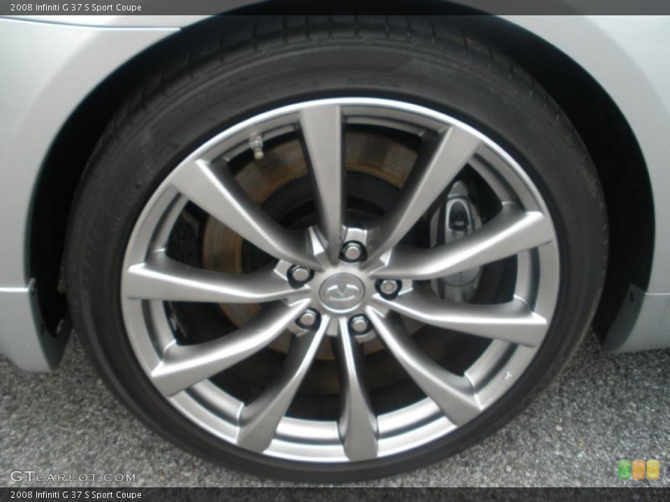 2008 Infiniti G 37 S Sport Coupe Wheel and Tire Photo #48375707
