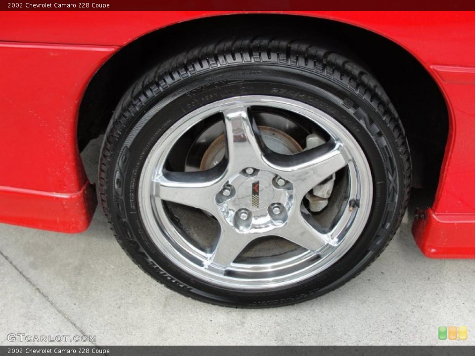 2002 Chevrolet Camaro Z28 Coupe Wheel and Tire Photo #48383456